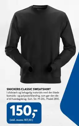 Davidsen Snickers Classic sweatshirt tilbud