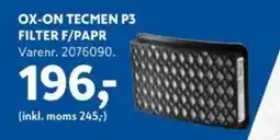 Davidsen OX-ON Tecmen P3 filter f/papr tilbud