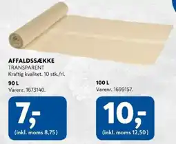 Davidsen Affaldssække tilbud