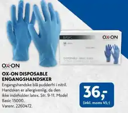 Davidsen OX-ON Disposable engangshandsker tilbud