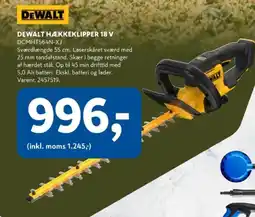 Davidsen DEWALT Hækkeklipper 18 V DCMHT564N-XJ tilbud