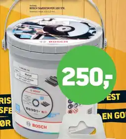 XL-BYG BOSCH Skæreskiver 100 stk. tilbud