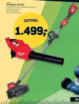 XL-BYG Milwaukee Havesæt tilbud