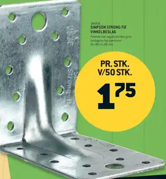 XL-BYG Simpson strong-tie vinkelbeslag tilbud