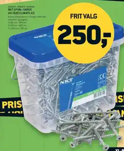 XL-BYG NKT Spun+ skrue UH TX20 climate-G3 tilbud