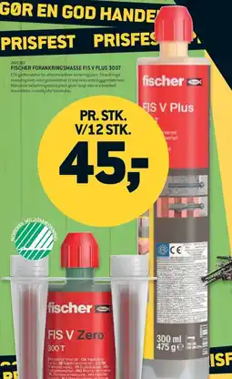 XL-BYG Fischer Forankringsmasse FIS V plus 300T tilbud