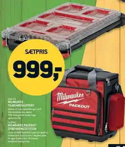 XL-BYG Milwaukee tilbehørskuffert , Milwaukee packout opbevaringssystem tilbud