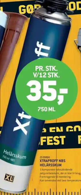 XL-BYG Xtraproff NBS Helårsskum tilbud