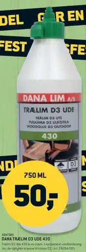 XL-BYG Dana Trælim D3 UDE 430 tilbud
