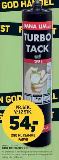 XL-BYG Dana Turbo-tack 291 tilbud