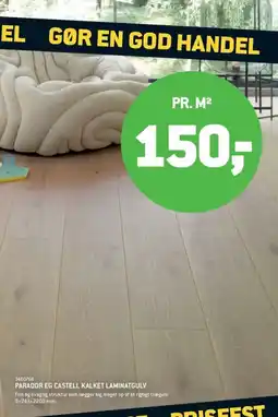 XL-BYG Parador eg castell kalket laminatgulv tilbud