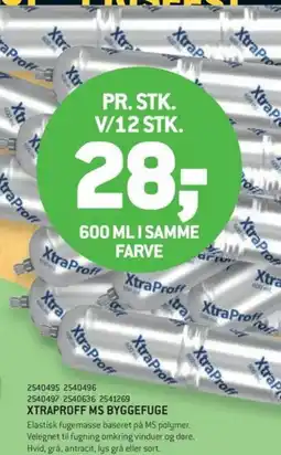 XL-BYG Xtraproff MS byggefuge tilbud