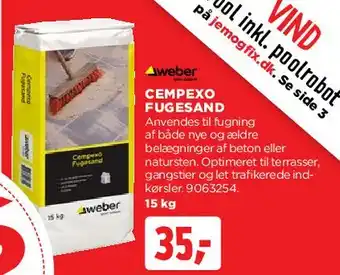 jem & fix Cempexo fugesand tilbud