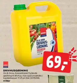 jem & fix Drivhusgødning tilbud