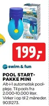 jem & fix POOL START‑PAKKE MINI tilbud