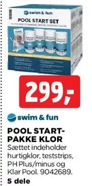jem & fix POOL START‑PAKKE KLOR tilbud