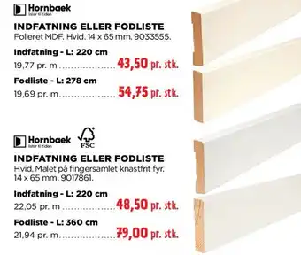 jem & fix Indfatning eller fodliste tilbud