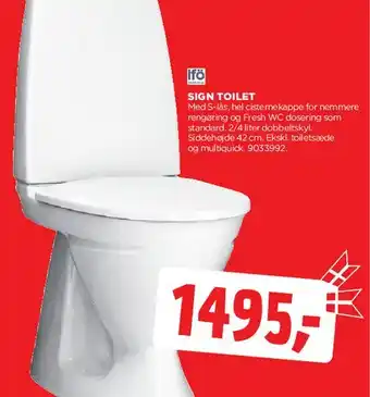 Sign toilet