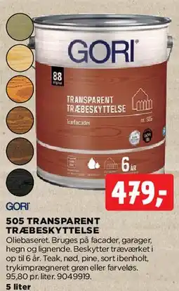 jem & fix GORI 505 Transparent træbeskyttelse tilbud