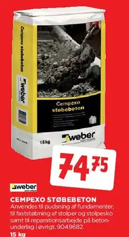 jem & fix Cempexo Støbebeton tilbud