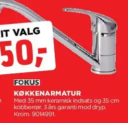 jem & fix KØKKENARMATUR tilbud