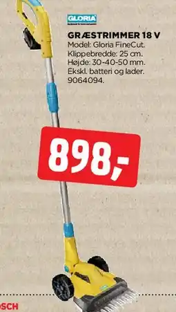 jem & fix GRÆSTRIMMER 18 V tilbud