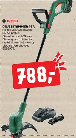jem & fix BOSCH GRÆSTRIMMER tilbud