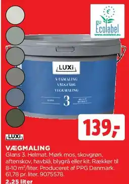 jem & fix Vægmaling (lavglans) tilbud