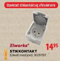 jem & fix STIKKONTAKT (med låg) tilbud