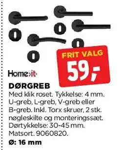 jem & fix DØRGREB tilbud