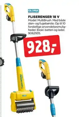 jem & fix FLISERENSER 18 V tilbud