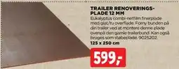jem & fix TRAILER RENOVERINGSPLADE 12 MM tilbud