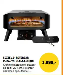 XL-BYG Cozze 13" Roterbar pizzaovn, black edition tilbud