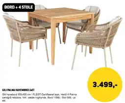 XL-BYG Gili Palma havemøbelsæt tilbud