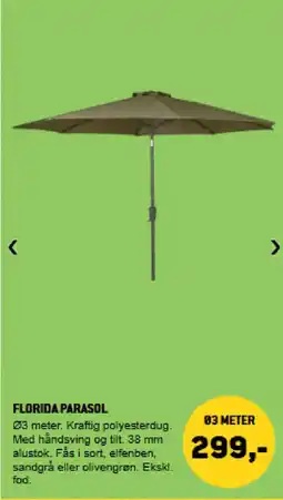 XL-BYG Florida parasol tilbud