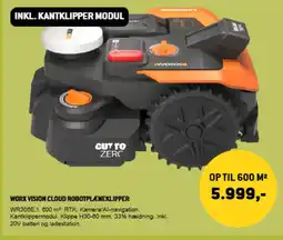 XL-BYG Worx Vision cloud robotplæneklipper tilbud