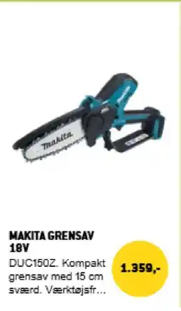 XL-BYG Makita Grensav 18V tilbud