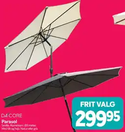 Din Isenkræmmer Parasol tilbud