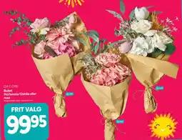 Din Isenkræmmer Buket Hortensia/Dahlia eller rose tilbud