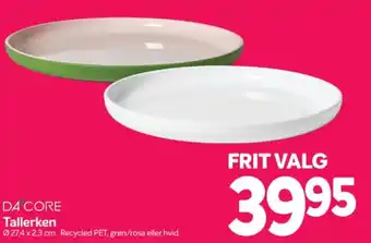 Din Isenkræmmer Tallerken tilbud