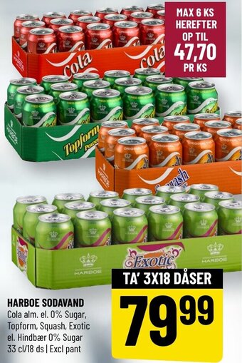 Løvbjerg Harboe Sodavand tilbud
