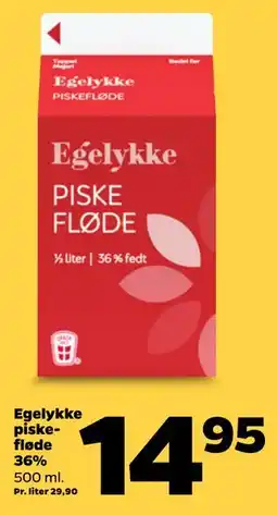 Netto Egelykke piskefløde 36% tilbud