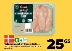 Netto Velsmag dansk kyllingeinderfilet tilbud
