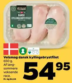 Netto Velsmag dansk kyllingebrystfilet tilbud