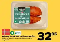 Netto Velsmag dansk BBQ kyllingebrystfilet tilbud