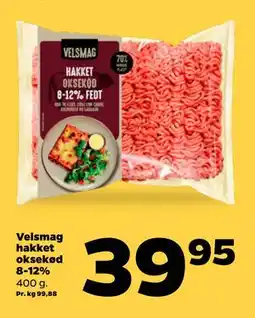 Netto Velsmag hakket oksekød 8-12% tilbud