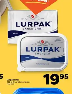 Netto Lurpak smør tilbud
