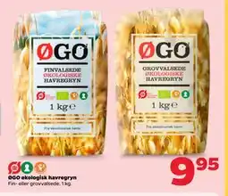 Netto ØGO økologisk havregryn tilbud