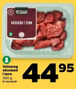 Netto Velsmag oksekød i tern tilbud