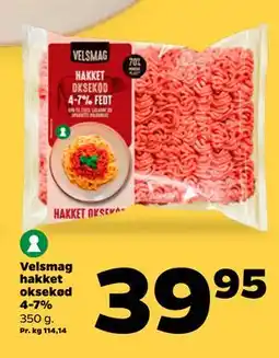 Netto Velsmag hakket oksekød 4-7% tilbud